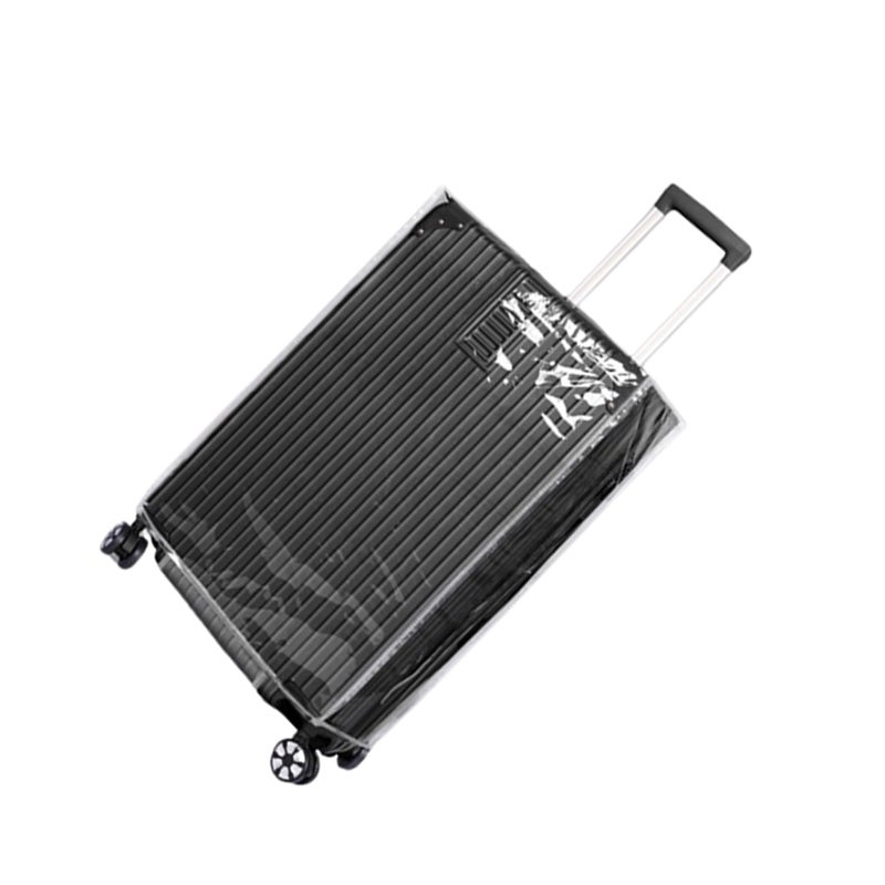 Housse Valise Transparente 20 Pouces + Protège-Roues - PVC Imperméable - Voyage