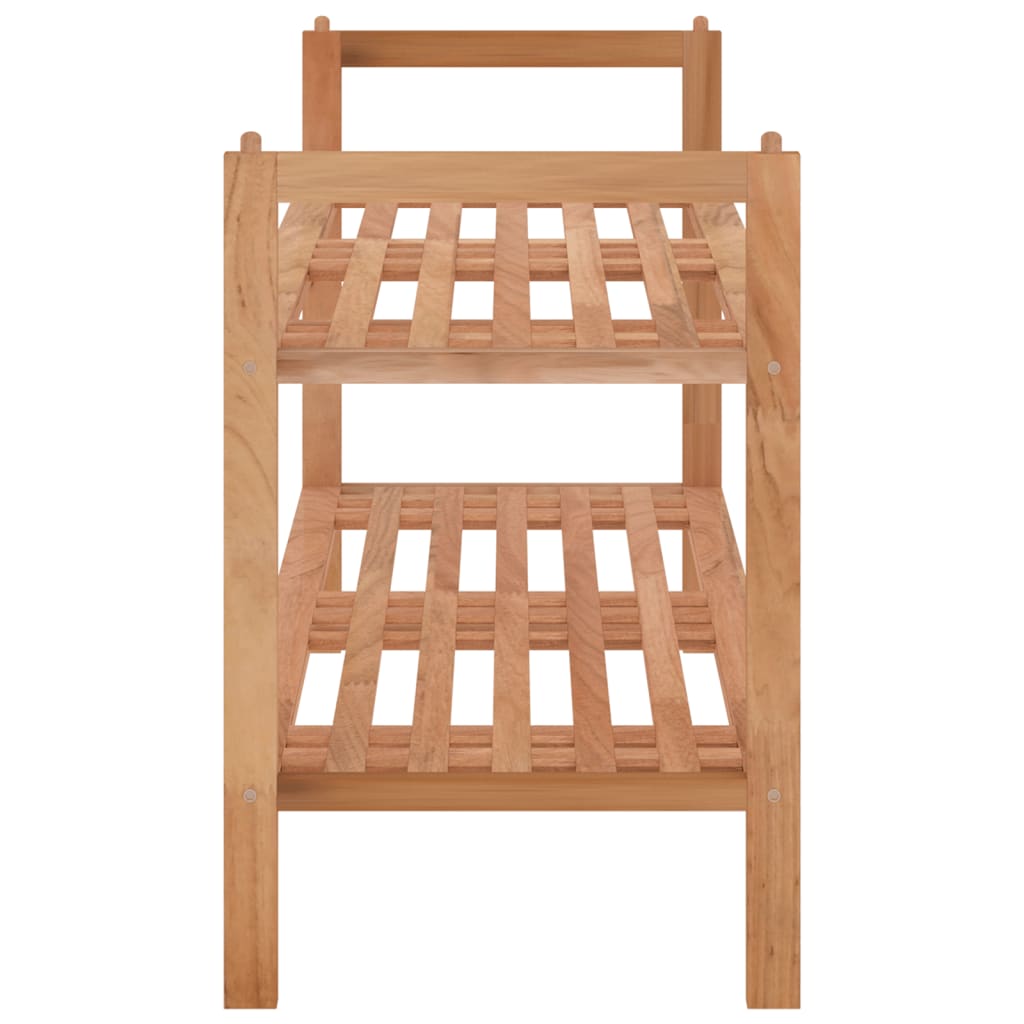 Maison Exclusive - Scarpiera 69x27x41 cm in Legno Massello di Noce - 4