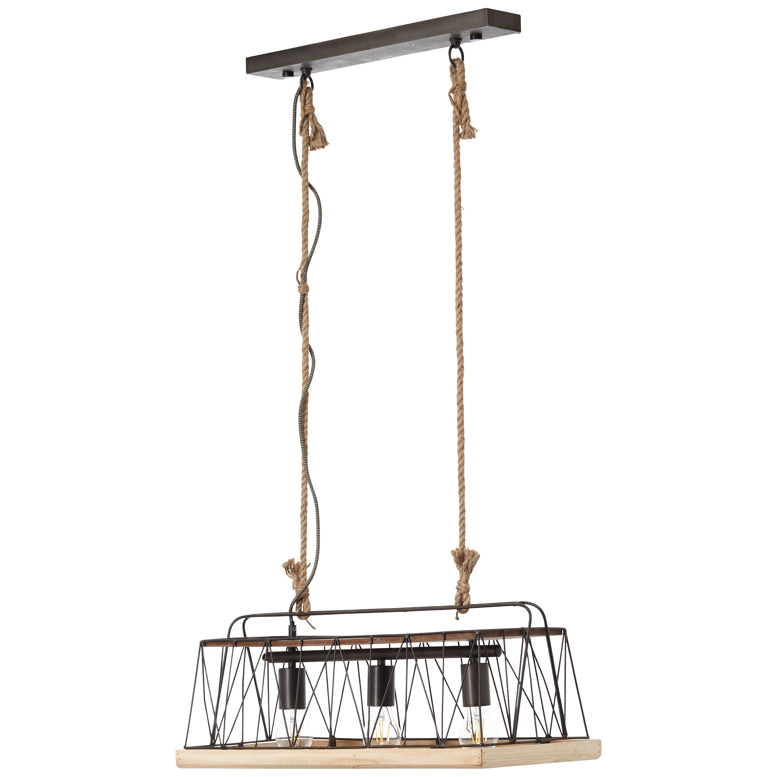 BRILLIANT Lampa wisząca Ailyn 1 płomień antyczna miedź | 1x A60, E27, 40W, nadaje się do zwykłych lamp (brak w zestawie) - 3