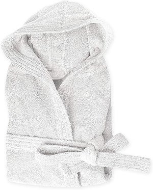 Accappatoio Unisex Cotone 100% - Con Cappuccio, Cintura E Tasche, Morbido E Assorbente - Foto 9