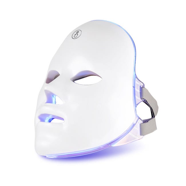 Mas Que Led Rouge Masque de luminothérapie rouge - Masque facial LED 7 couleurs pour les ...