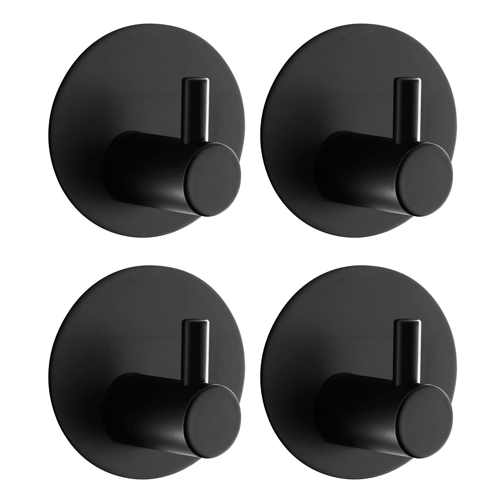 4 szt. samoprzylepnych haczyków ściennych, wieszaków łazienkowych na szlafroki, wieszaków kuchennych, wieszaków na torby i organizerów do zawieszania