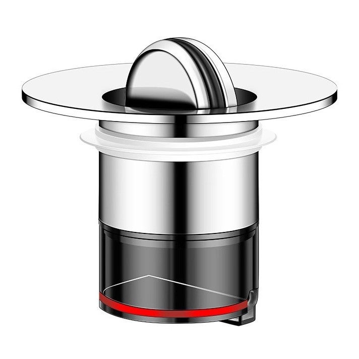 Bonde De Lavabo Avec Filtre Amovible, Bouchon Lavabo Salle De