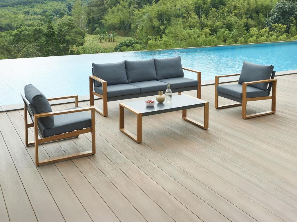 Salon De Jardin En Aluminium Un Canap 3 Places 2 Fauteuils Et Une salon-de-jardin-en-aluminium-un-canap-3-places-2-fauteuils-et-une