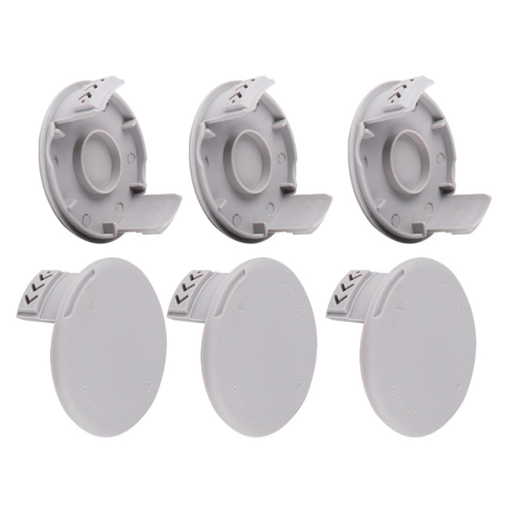 Zestaw 6 zamiennych nakładek na szpule do podkaszarki Ryobi One+ AC14RL3A i Ryobi AC14HCA One+