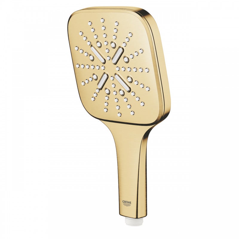 Grohe Rainshower Smartactive 130 Cube douchette 3 jets, finition Cool Sunrise brossé (26582GN0) - 3