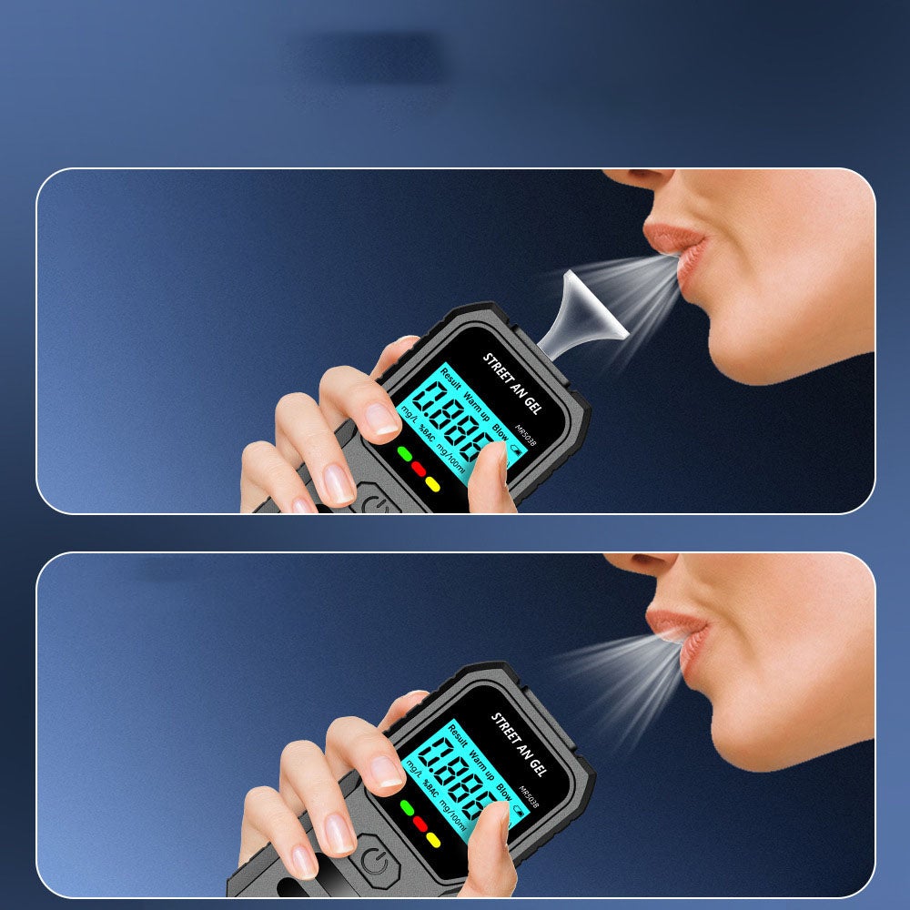 Ethylotest Electronique,Alcootest,Affichage LCD, Détection Rapide, Professionnel pour un Usage Domestique【Batterie Non Incluse】 - 3