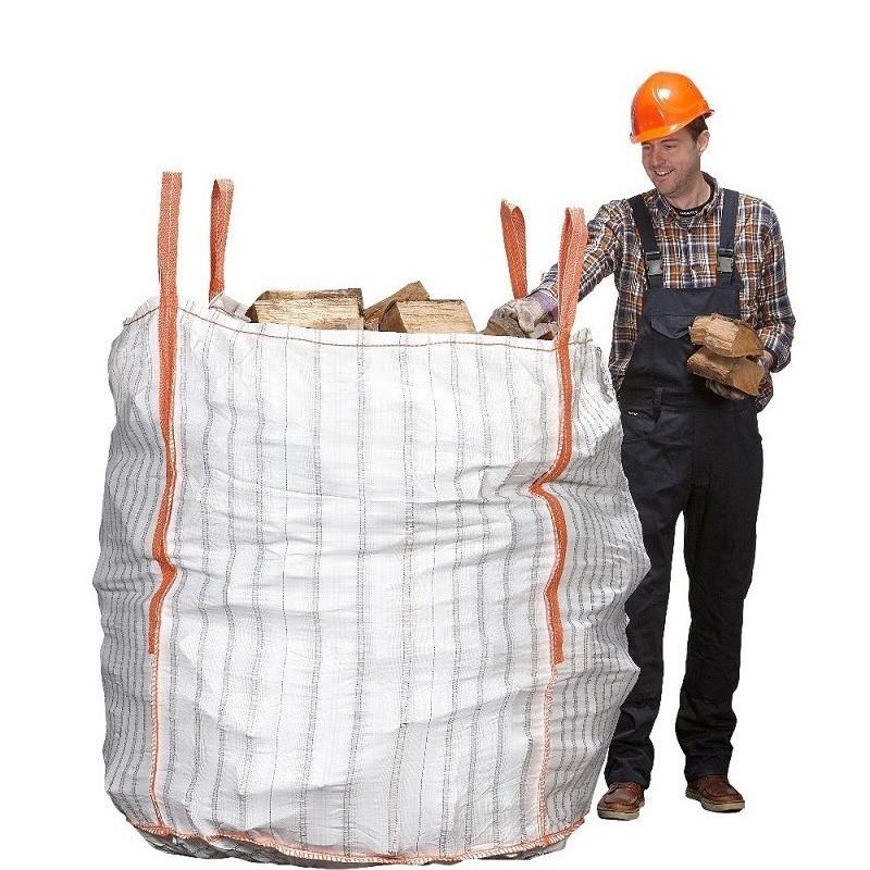 5x | Big Bag 1m³ Big Bag Ventilé pour Bois de Chauffage CMU1,5T - 5