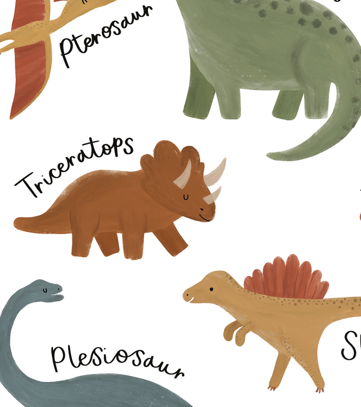 Affiche Les dinosaures 30x40 cm, Lilipinso - 4