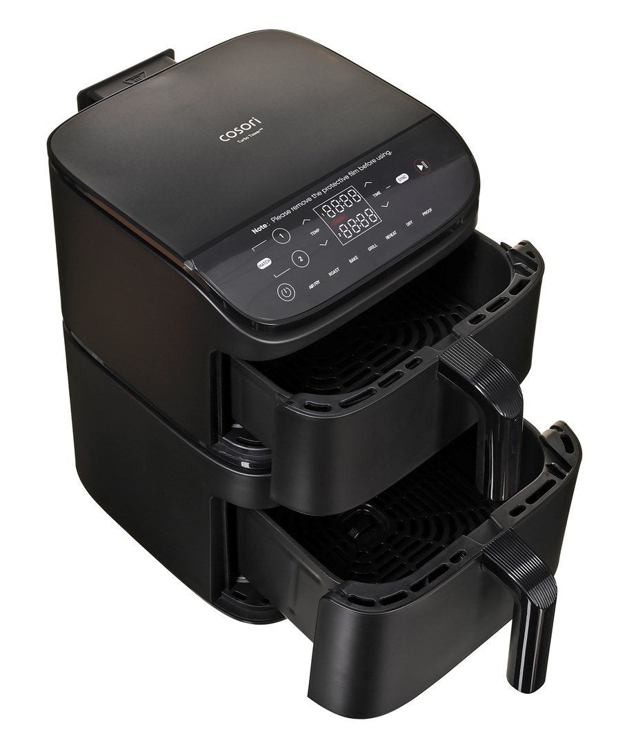 Cosori CAF-DC121-ADER Freidora de Aire Doble Independiente Negra 10.8 L - 7
