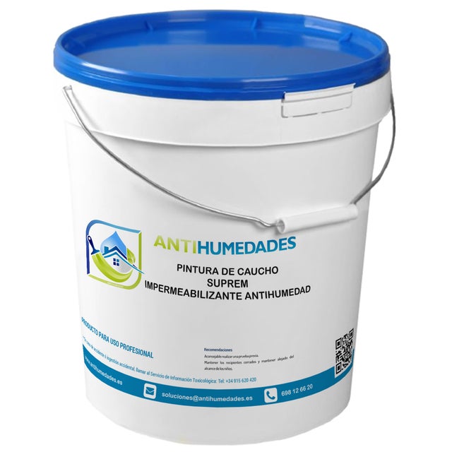 Peinture Caoutchouc Imperméable ECO (Carrelage, 20kg) - Imperméabilisation pour toitures, terrasses, terrasses extérieures...