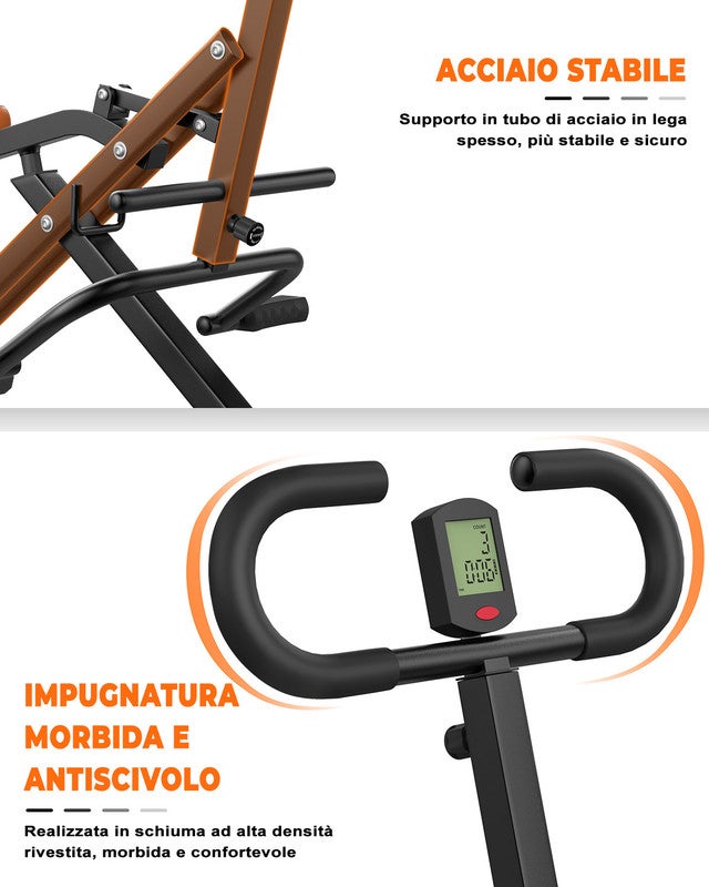 Máquina de agachamento, auxílio de agachamento RATTANTREE para quadris e pernas, fácil instalação, dobrável, com alças ergonômicas, com display LCD - 4