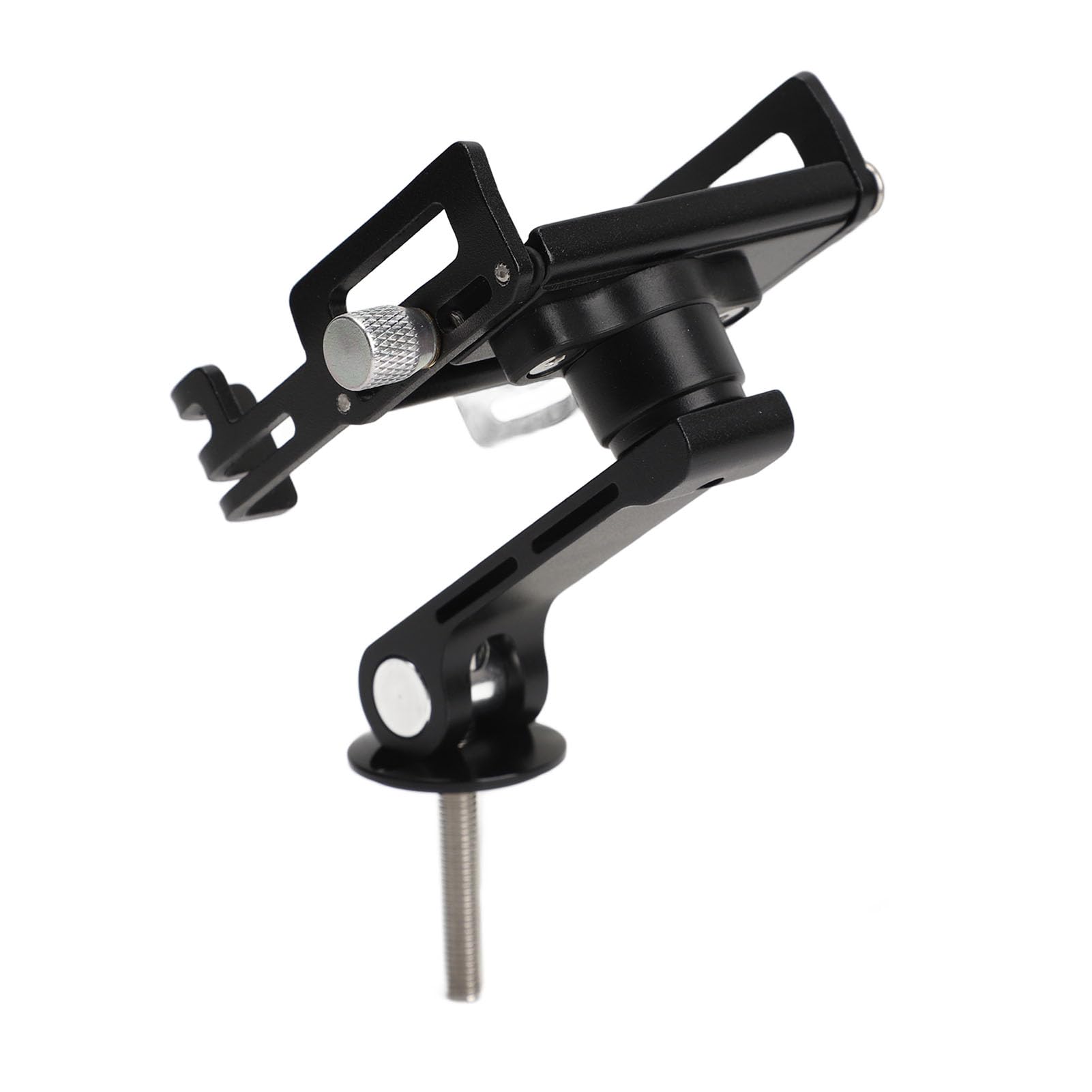 Uniwersalny, obrotowy uchwyt rowerowy na telefon komórkowy wykonany ze stopu aluminium do telefonów o wymiarach od 55 do 100 mm