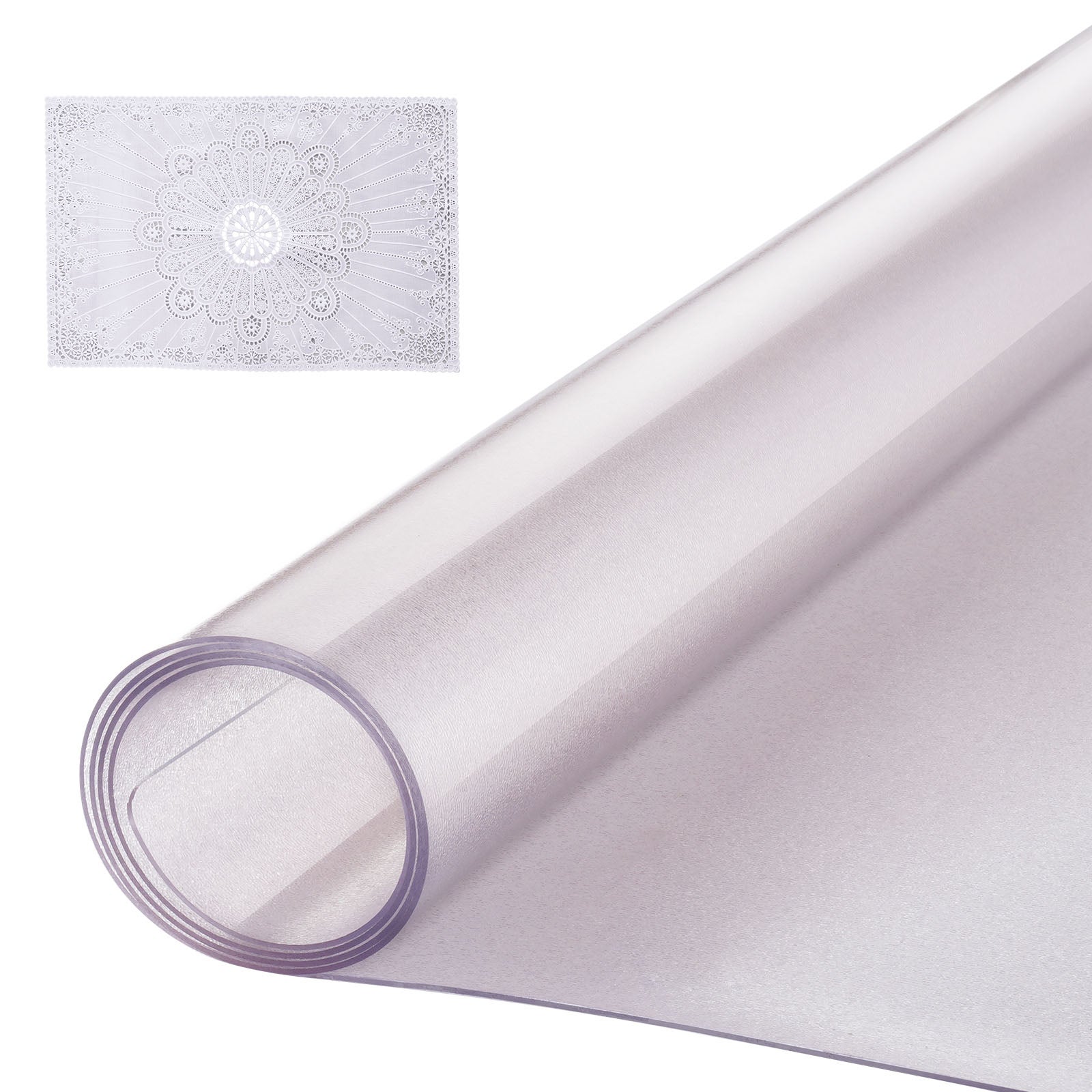 Obrus ​​ochronny na stół PCV Folia na stół 610x1219mm Ochrona na biurko 1,5mm VEVOR