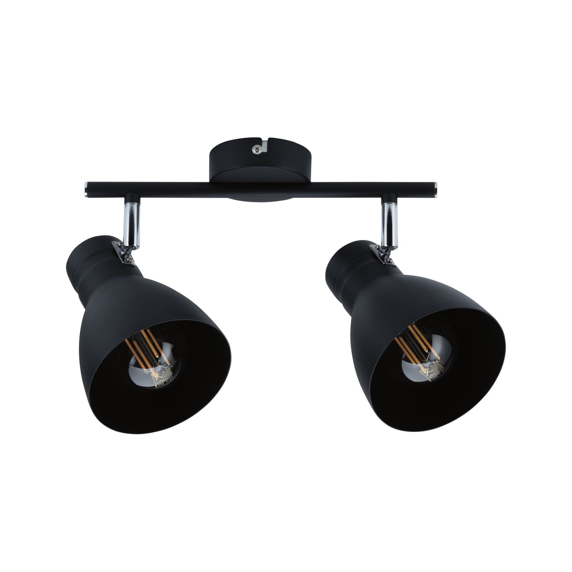 Spotlight Davy E27 230V max. 2x20W gradable Noir - 4