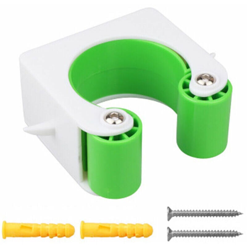 100Pcs Boucle de stationnement de vélo support mural vélo de route support de rangement vertical Clip support de vélo présentoir, vert-4x4x2cm - 5