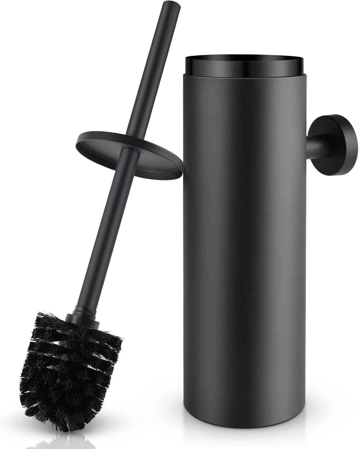 Brosse WC INOX Gricol Avec Support Sur Pied Et Brosse Supplémentaire - Acier Inoxydable Argent