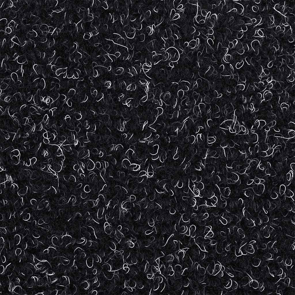 Tapis d'escalier auto-adhésifs 20 pcs noir 56x17x3 cm - 7