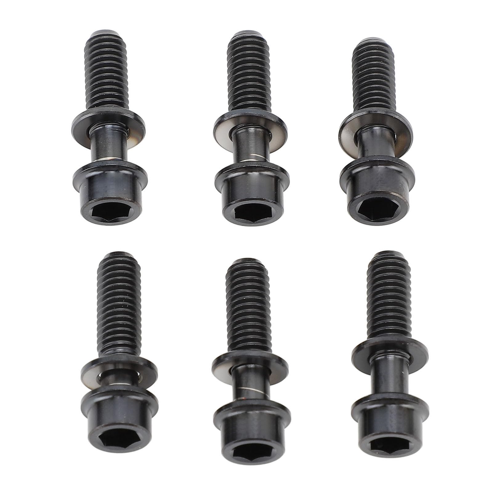 Set Viti Manubrio Bici Set Di 15 Viti Per Bicicletta, M5 X 20 Mm, Viti Con Chiave Esagonale Per Mountain Bike E Bici Da Corsa (nero Viti In Acciaio Nero Per Manubrio
