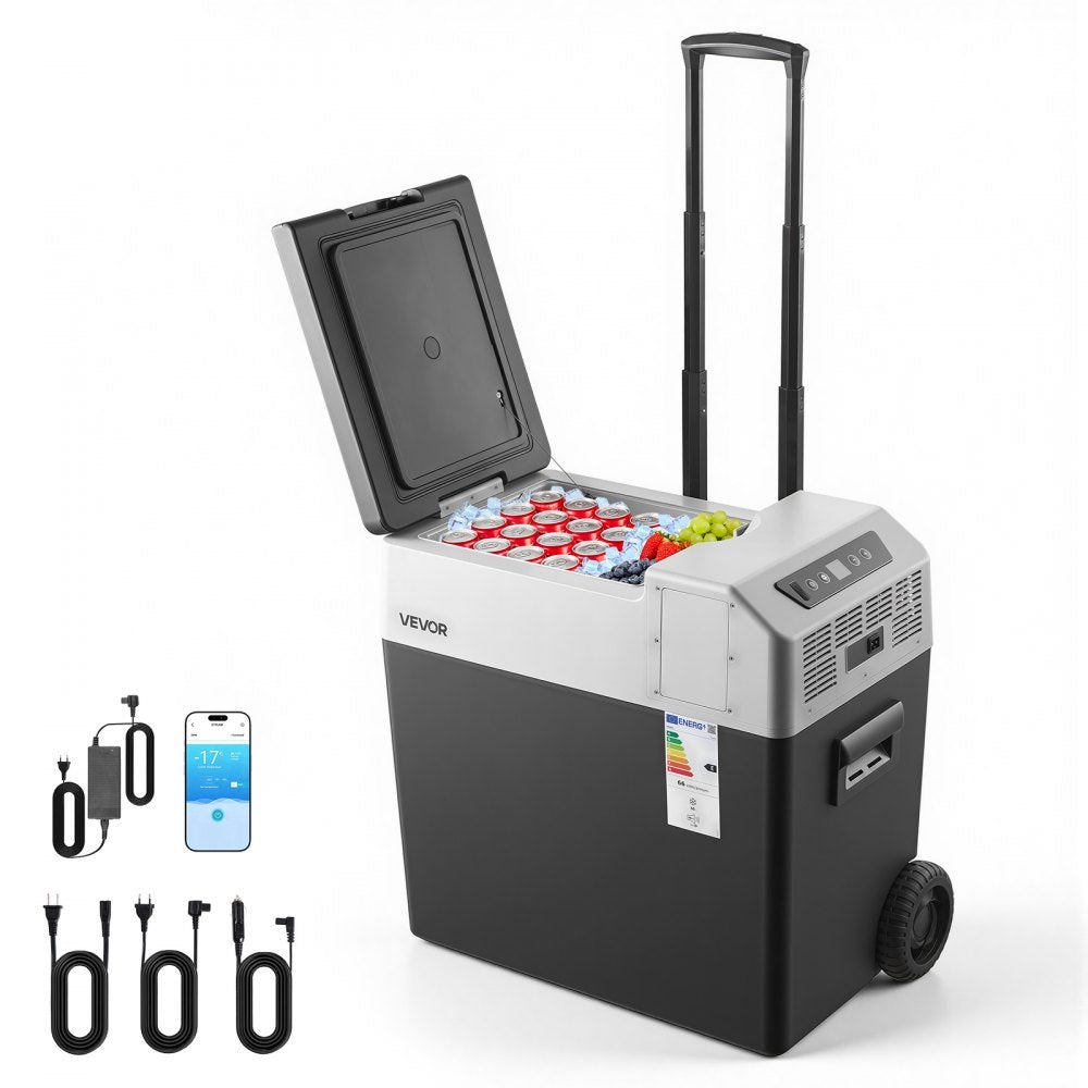 Essenza Nevera Portátil 50 L, Compresor Eficiente Y Control Por App, Con Ruedas Y Asa Extensible, Estructura De Pp E Interior De Hips, Para Viajes Y Camping , Leroy Merlin