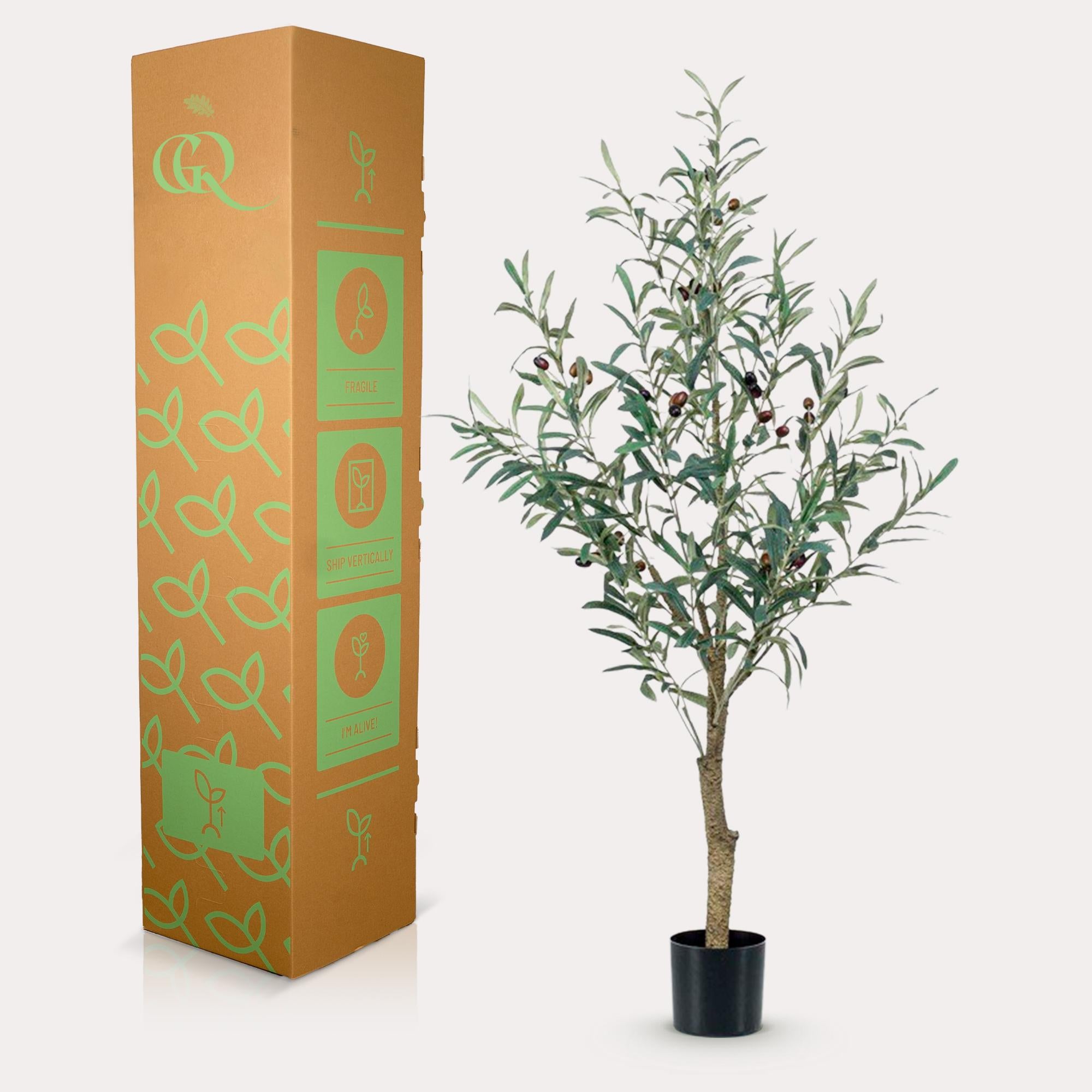 Olivier artificiel Olea europaea vert hauteur 115 cm– ComfortXL Green - 6