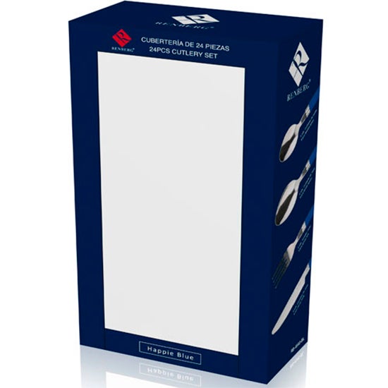 RENBERG Posate da 24 pezzi in acciaio inox - 3
