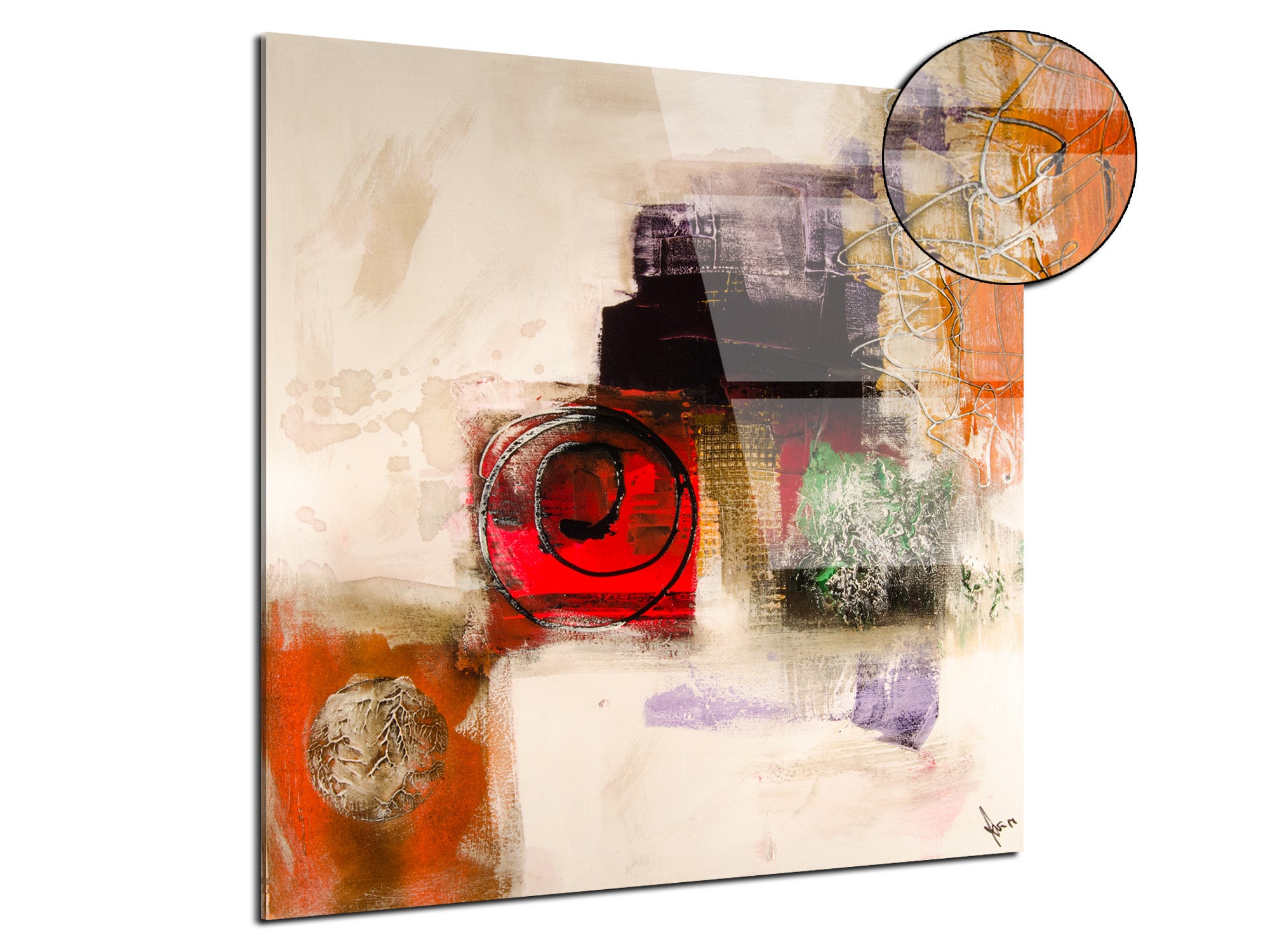Tableau plexiglas abstrait Fusion Cosmique | Leroy Merlin