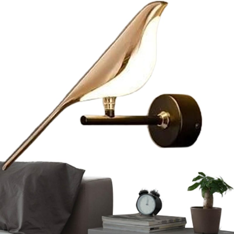 Kinkiet | Kinkiet LED Magpie Bird Design, nowoczesne i eleganckie, kreatywne oświetlenie LED przy łóżku w sypialni
