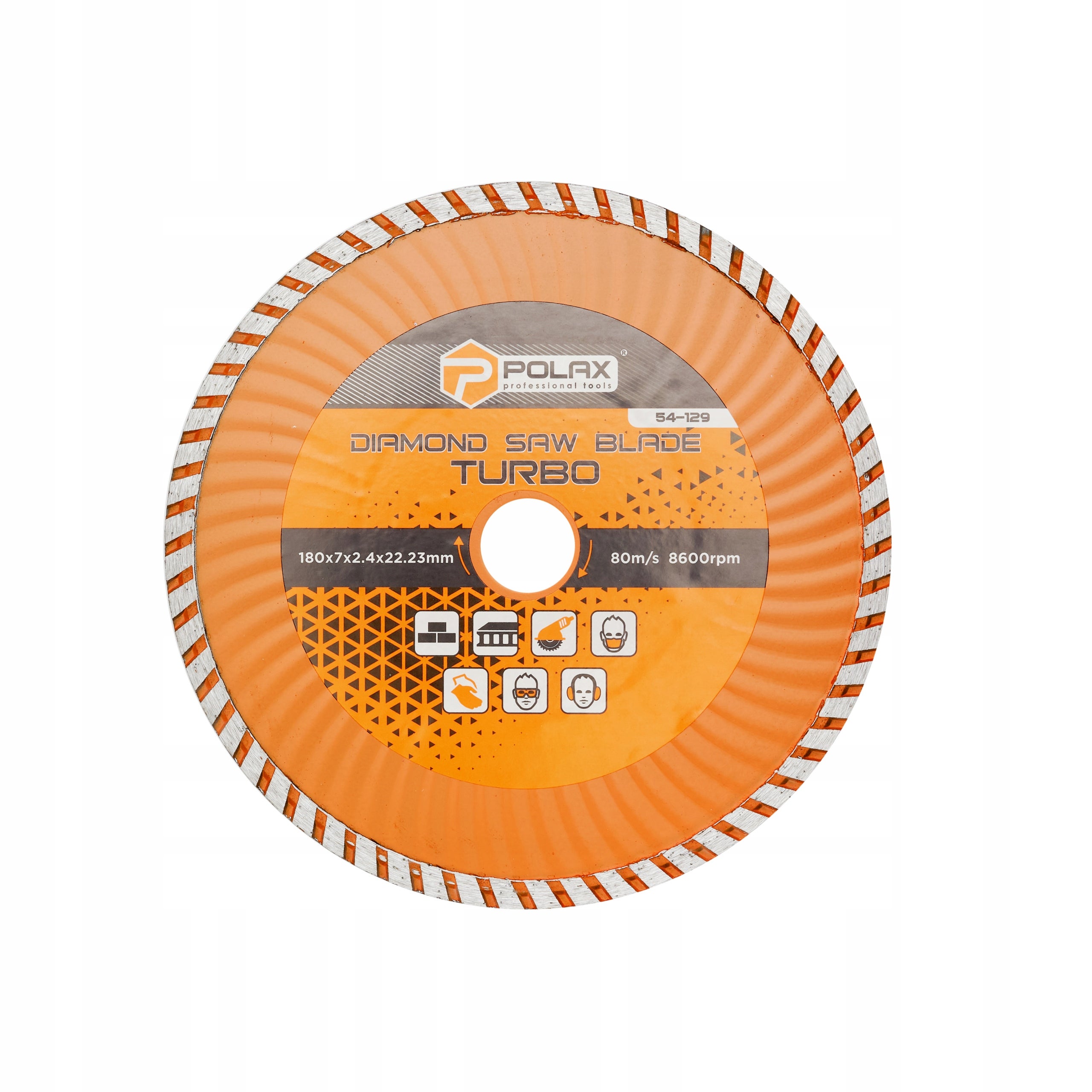 Tarcza diamentowa do betonu Turbo 180х7х2.4x22.23 Polax