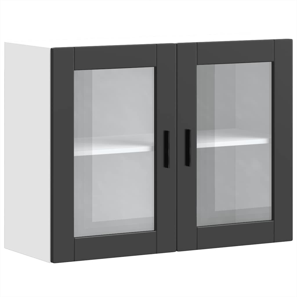 HOMCOM Armoire de cuisine multi-rangements 4 portes 3 tiroirs étagère