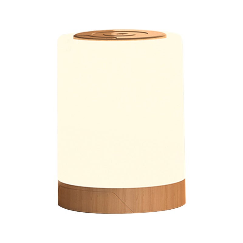 Lampka Nocna na Szafkę Sterowanie Dotykowe Białe Światło i RGB Ustawianie Czasu Regulacja Jasności Tryby do Sypialni Karmienia Piersią Salonu Biura