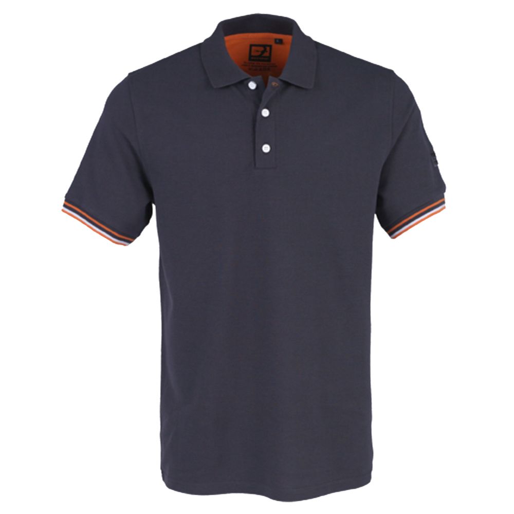 Polo KOBA TSD Bosseur 11259 manches courtes M graphite coton polyester 210 g m2 - 2