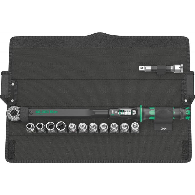 Wera Zestaw kluczy dynamometrycznych Click-Torque C 3 Set 1 13-częściowy 40 - 200 Nm 1/2" - 5075680001