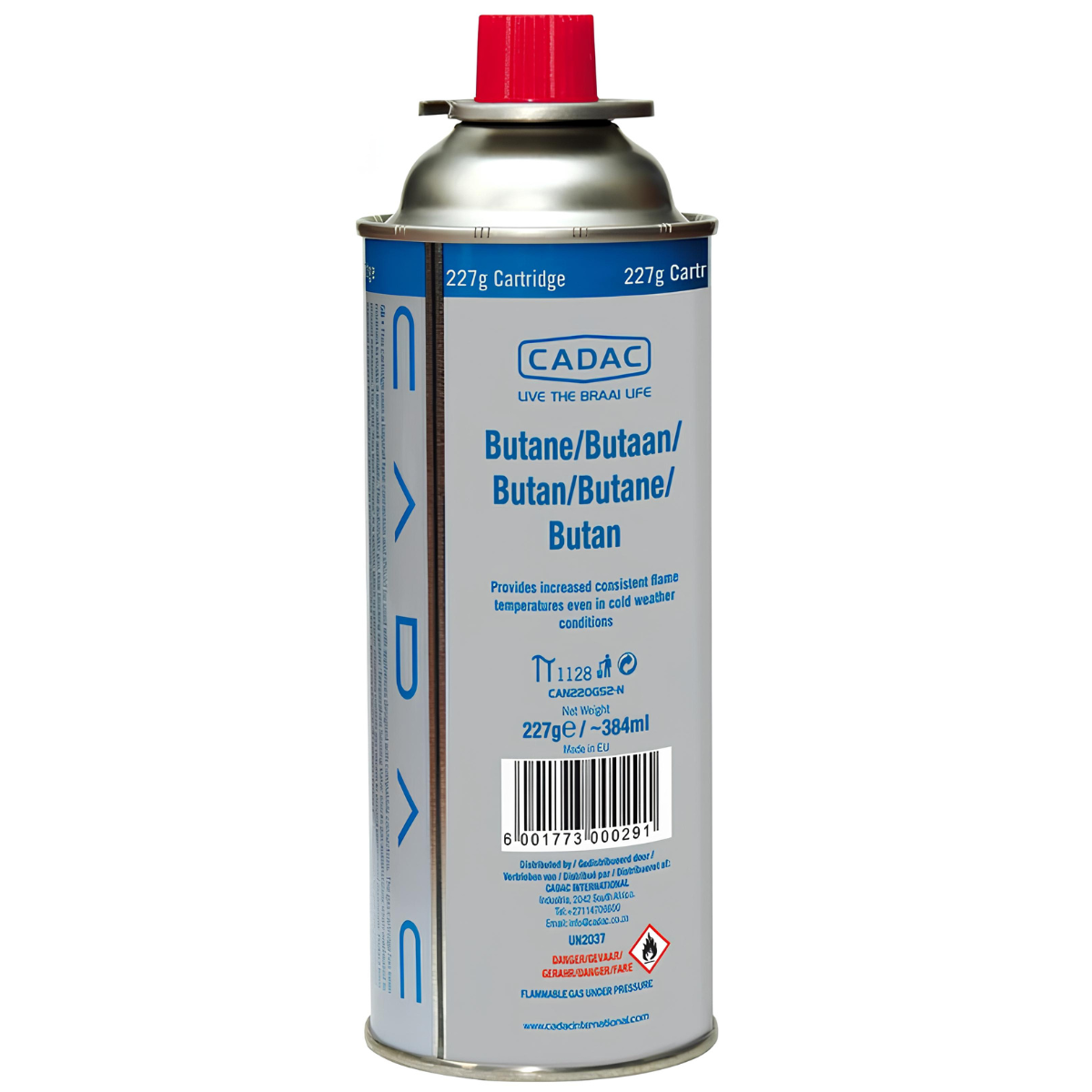 Lot De 3 Cartouches De Gaz CADAC 500g - Filetage EN417 - Pour Réchaud Camping, Lampe à Gaz - Mélange Butane/propane
