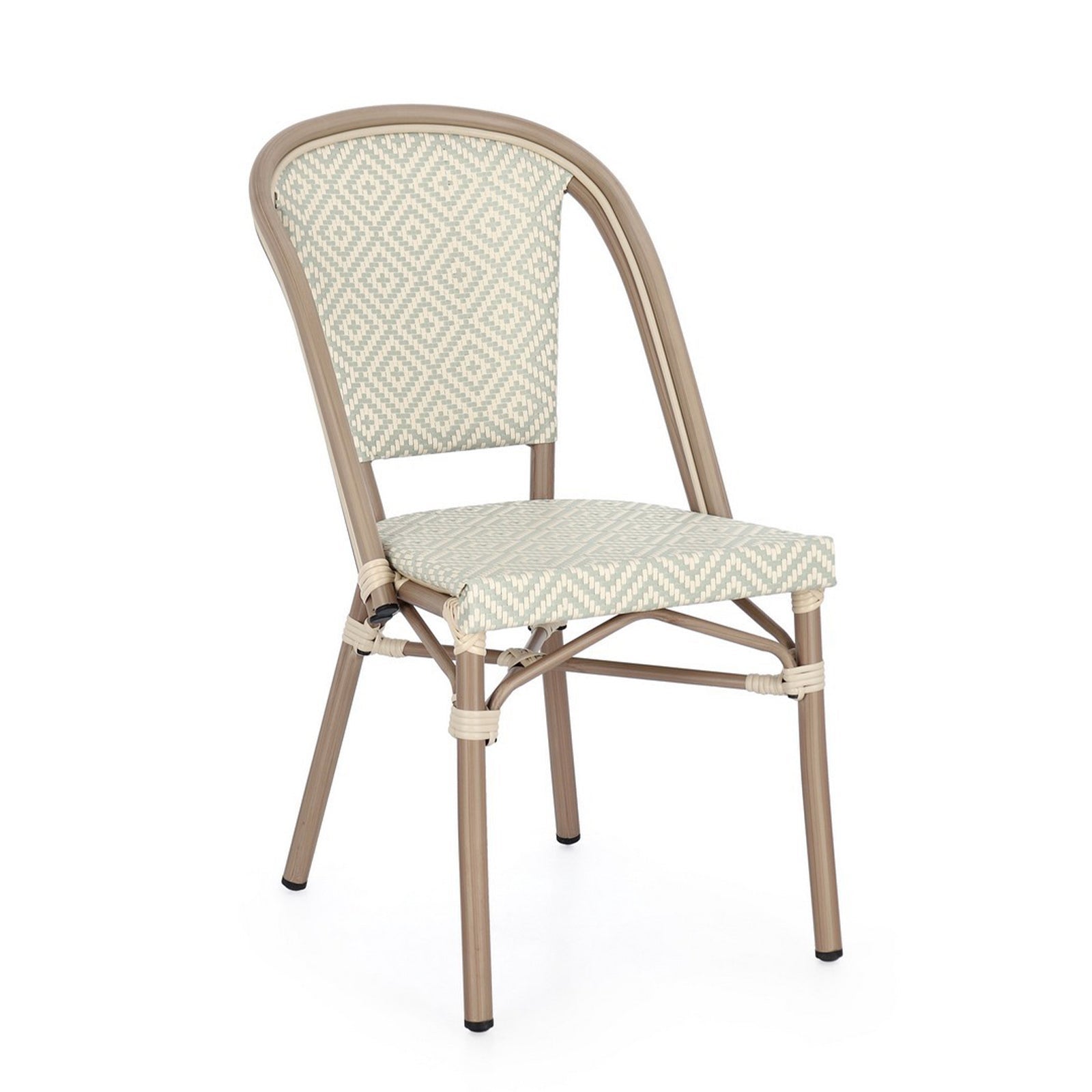 Chaise « Silveira », structure en aluminium, assise en textilène, pour ...