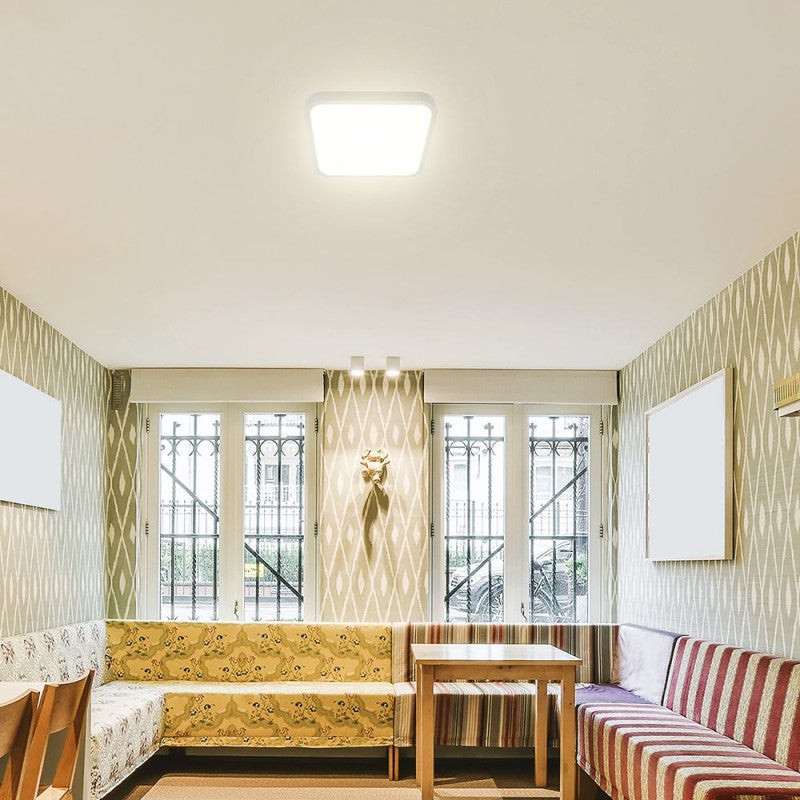 Hublot a LED quadrato 36W - Rilevatore di movimento - 3820LM - 4000K - IP44 - 2