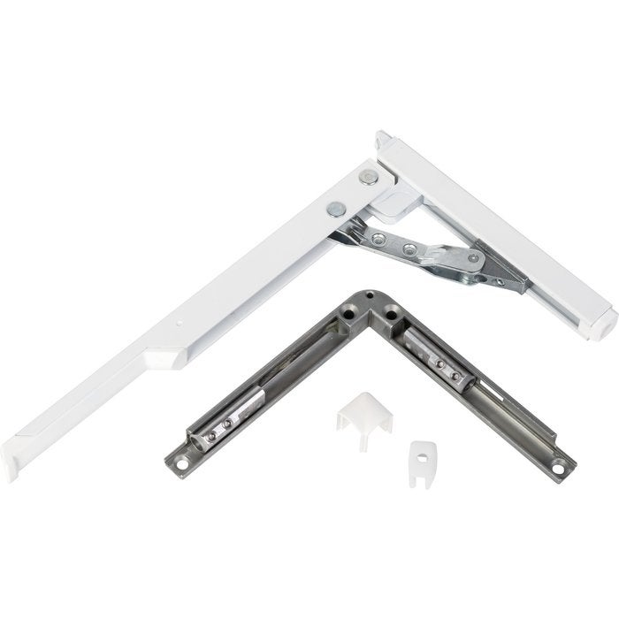 Boîte de base ferme-imposte en applique OL90/95 GEZE - Blanc - (Poignée + Renvoi 90°) - 30615 - 2