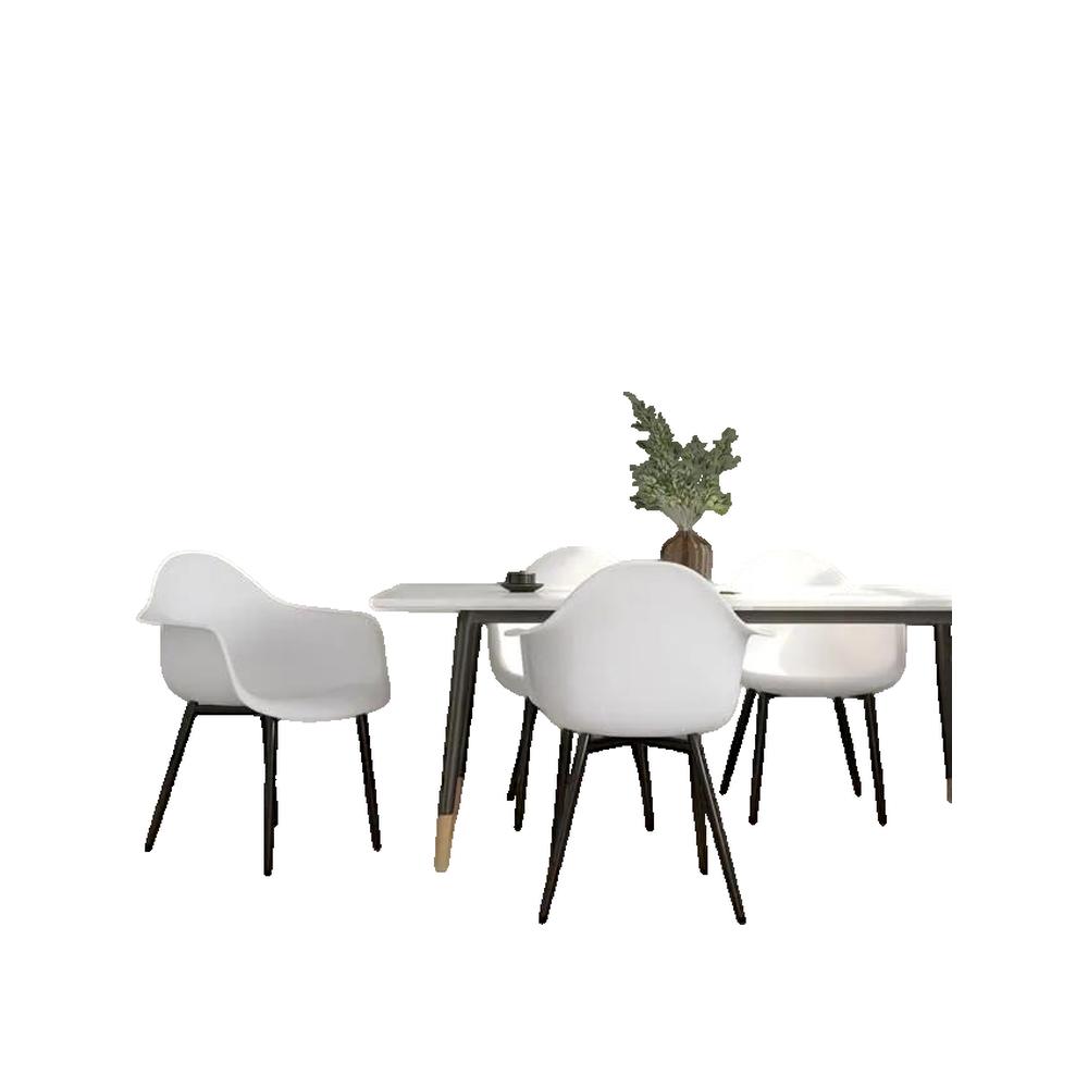 Sillas de comedor 4 unidades blancas pp vidaxl