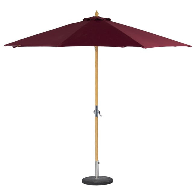 Parasol droit Rond Tinaei - Diam. 300 cm - Bordeaux