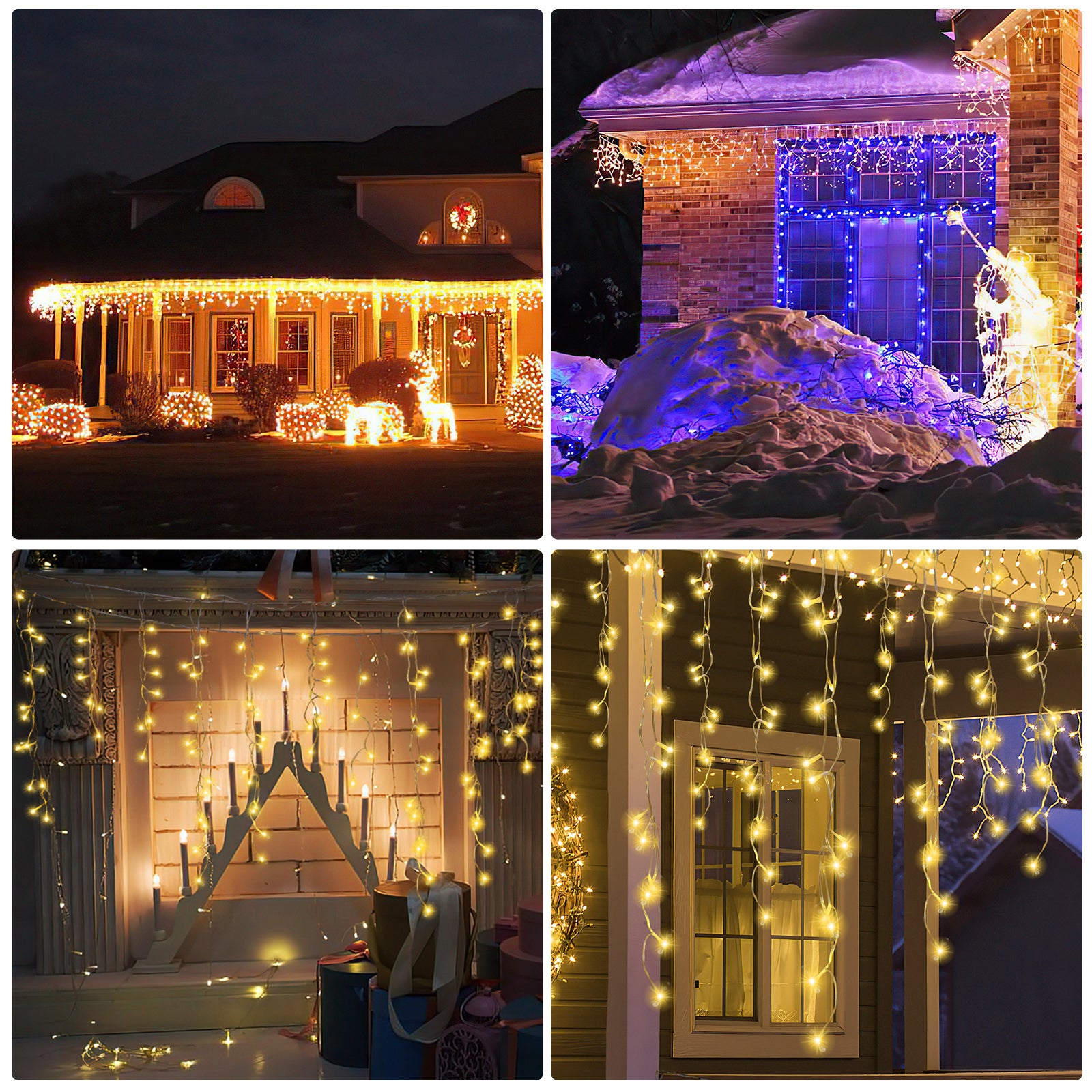 Guirlande De Noël 10m Intérieur Extérieur - Décoration Brillante