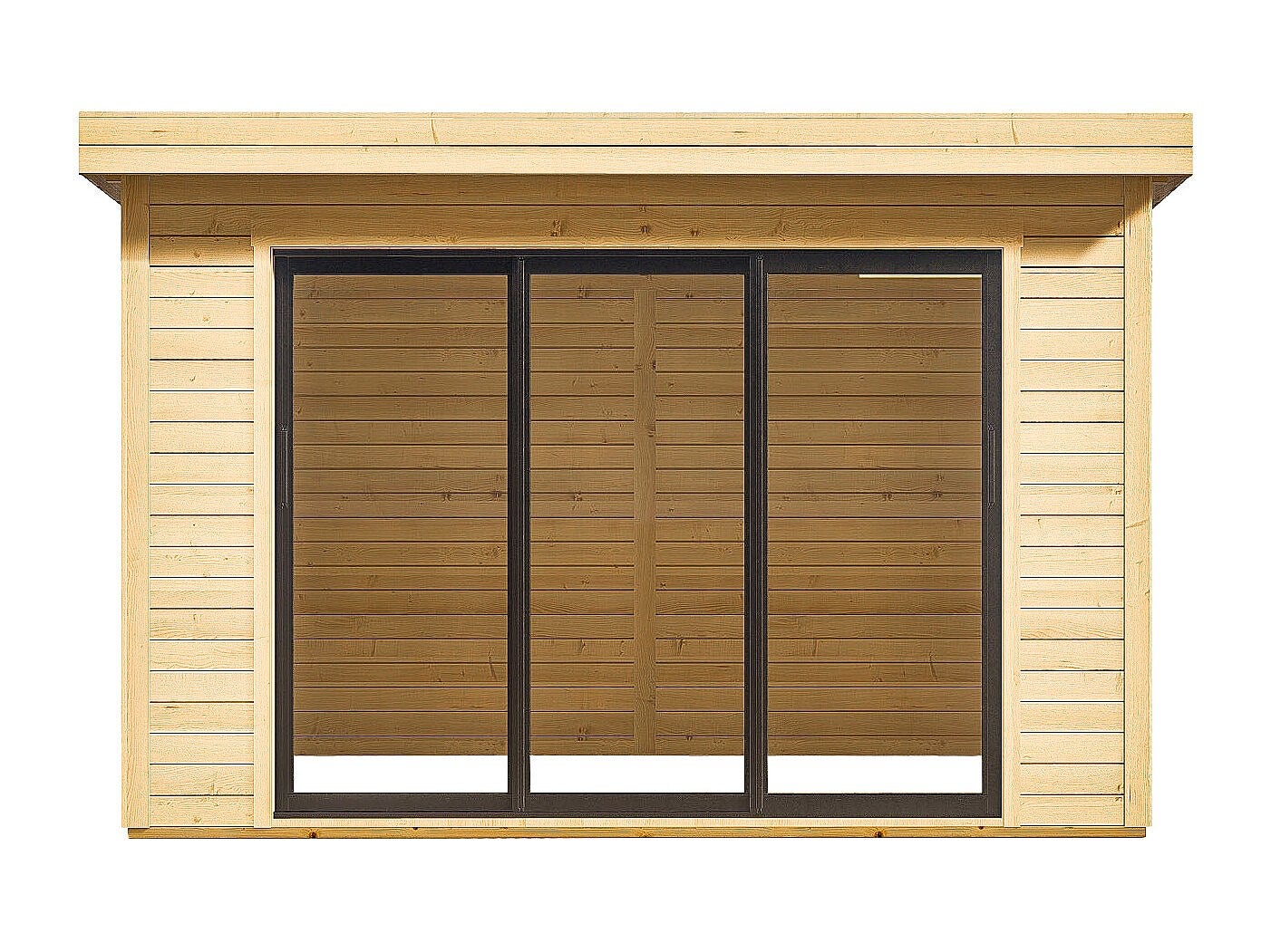 Studio de jardin en bois 15,3 m² - Epaisseur 28 mm - CANOPIA - 3