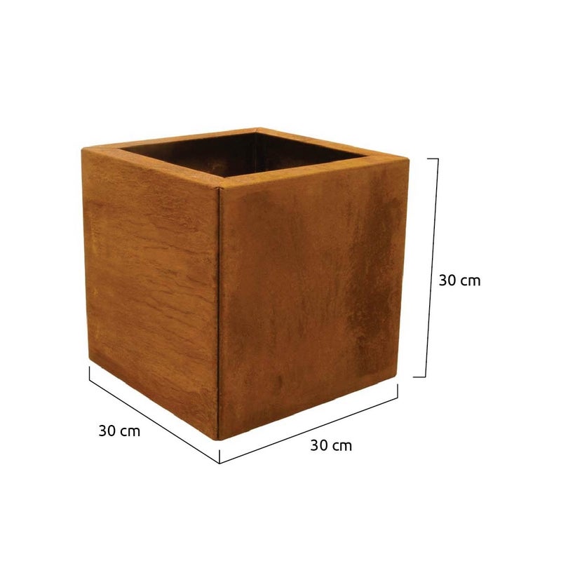 donice ogrodowe corten 30x30x30cm