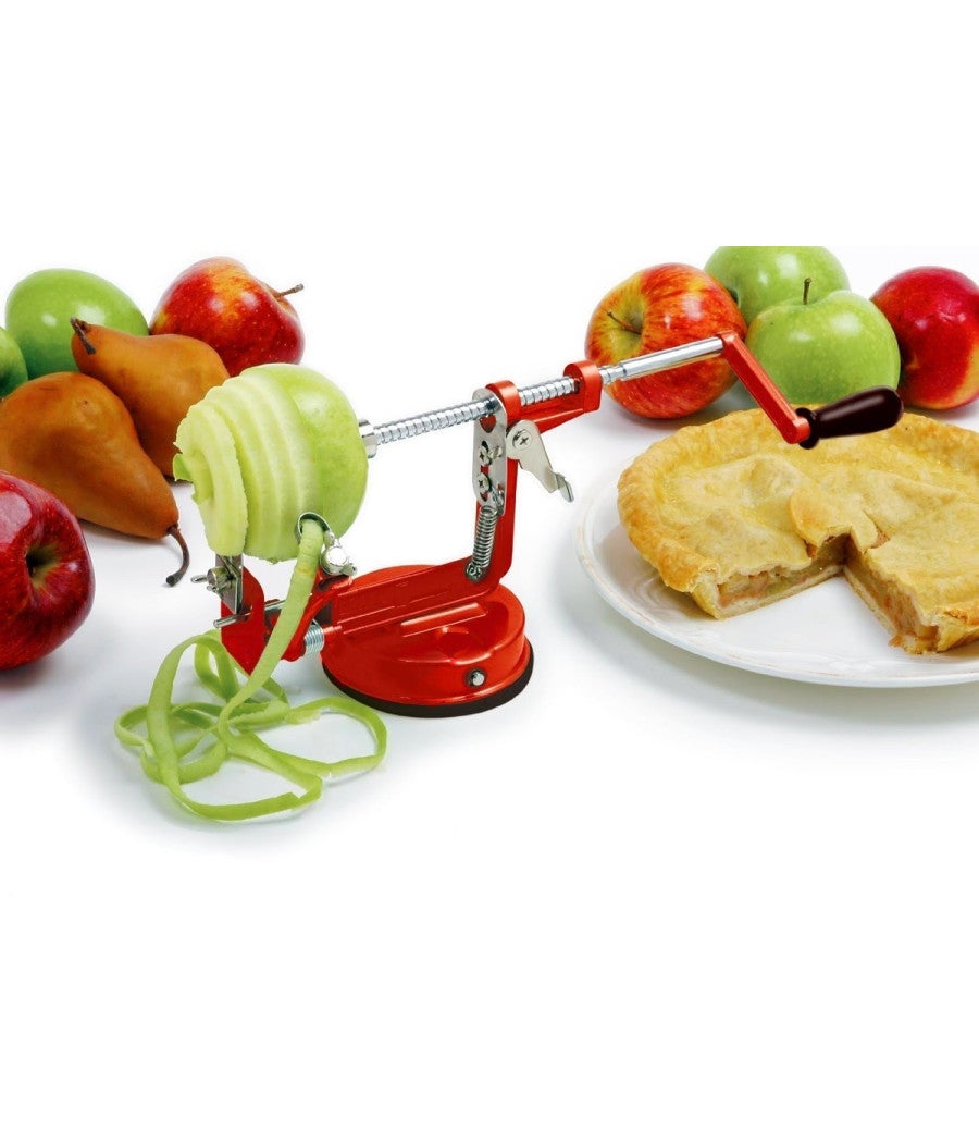 Matfer Bourgeat Sbucciatore Mele | Affetta E Torsola In 1 Movimento | Con Ventosa E Morsetto | Acciaio Inox