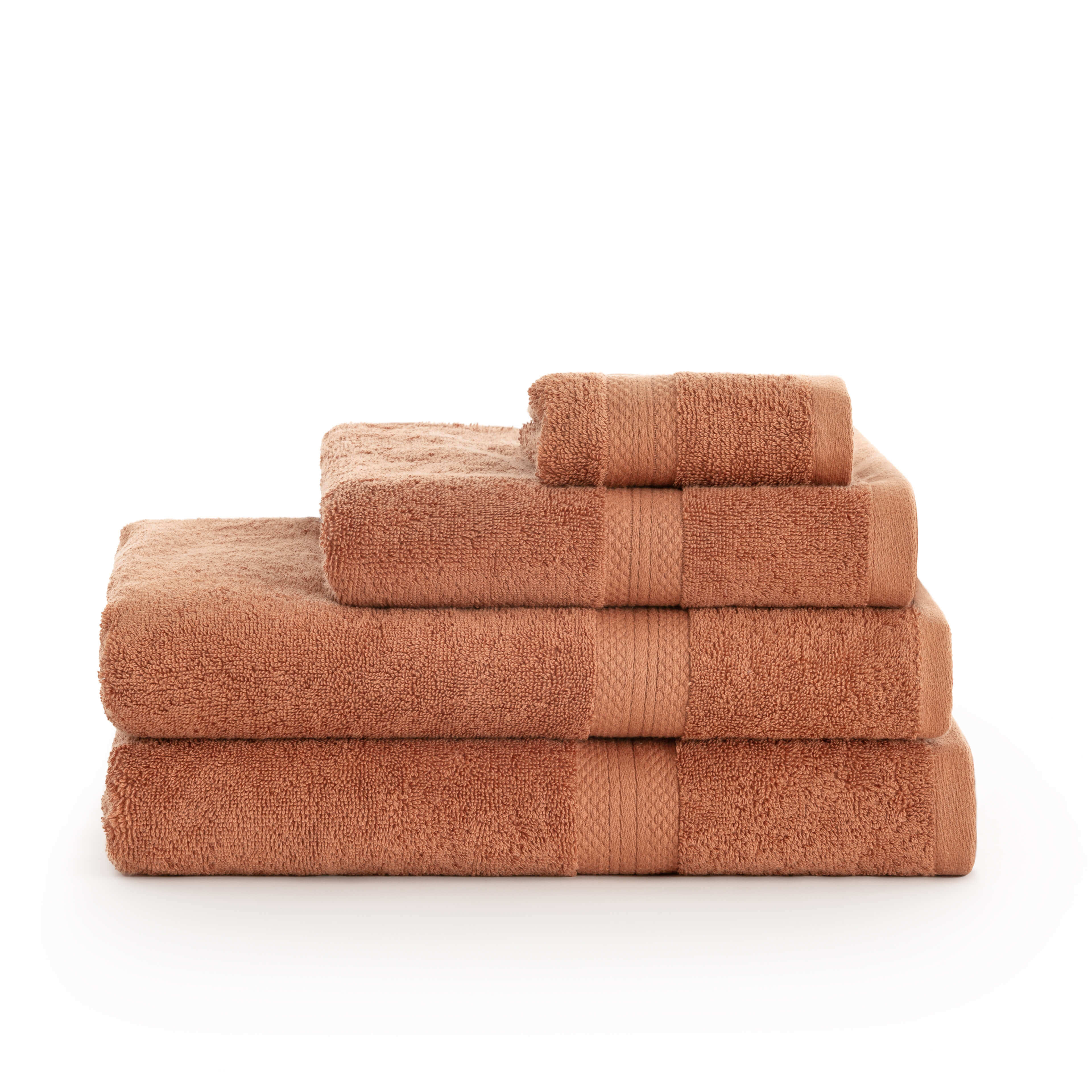 PACK 2 ASCIUGAMANI IN COTONE PETTINATO 100% - 650 Gr/m², Colore Menta, 50x100 Cm