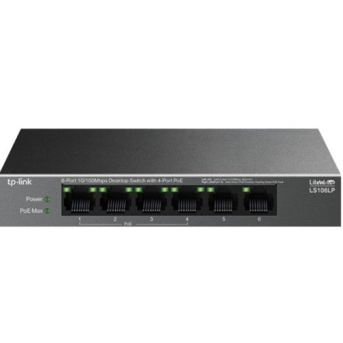 Commutateur Ethernet 2.5G 4 Ports + 2 Uplink 10G à