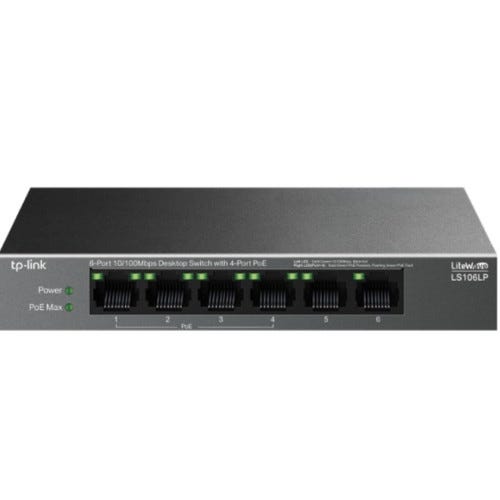Commutateur Ethernet 2.5G 4 Ports + 2 Uplink 10G à Commutateur Ethernet 2.5G 4 Ports + 2 Uplink 10G à