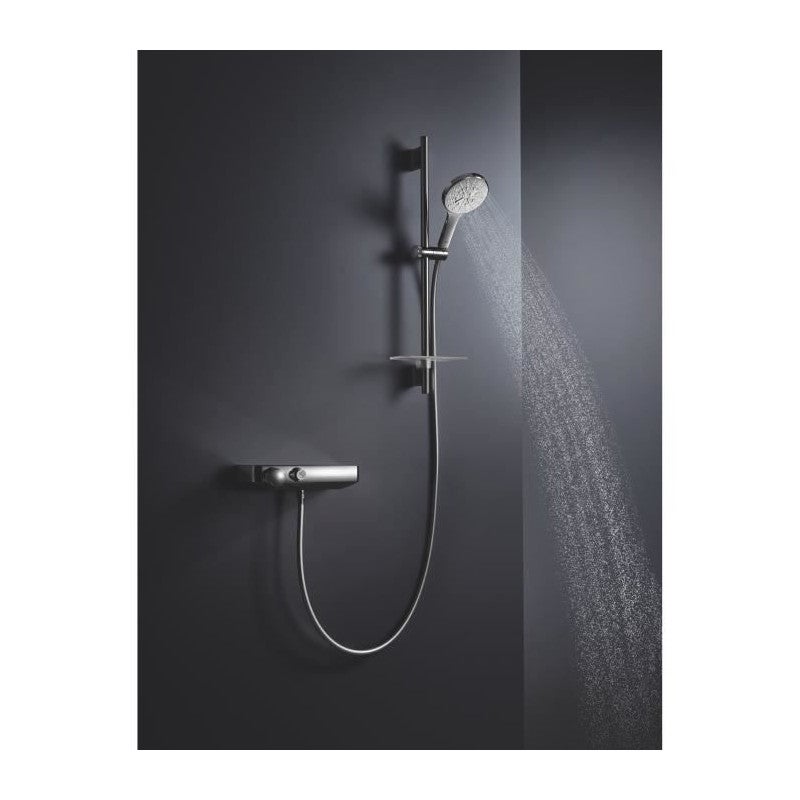 GROHE Mitigeur thermostatique douche Grohtherm SmartControl 34719000- Porte-savon -Limiteur de température-Economie d'eau- Chro - 2