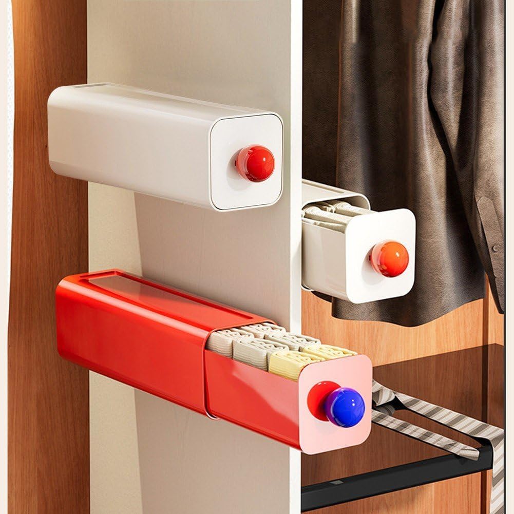 (3 pièces) Boîtes de rangement empilables, adaptées aux sous-vêtements, aux tiroirs à chaussettes, au rangement de bureau à domicile, etc. - 2