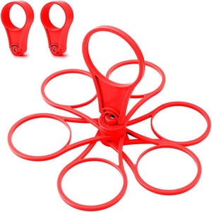 Lot De 2 Porte-Gobelets Pliable Pour 6 Gobelets - Porte-Boissons Avec Poignée - Idéal Festivals, Sports Et Concerts (Noir)