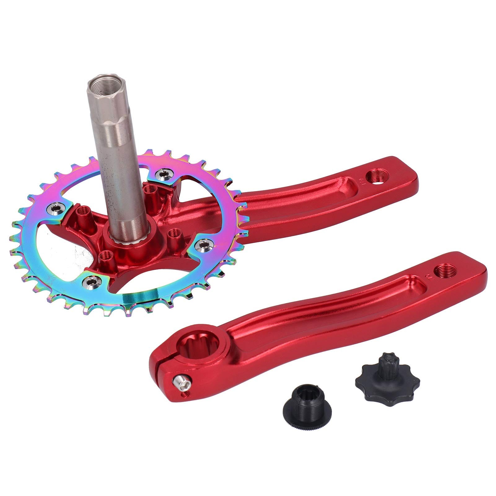 Akozon Pédalier de vélo Ensemble de bras de manivelle de vélo MEIJUN Akozon Pédalier de vélo Ensemble de bras de manivelle de vélo MEIJUN
